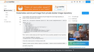 Kubernetes cannot pull image from private docker image repository ...