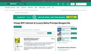 Cheap WiFi Internet at Luxury Bahia Principe Bouganville - La ...