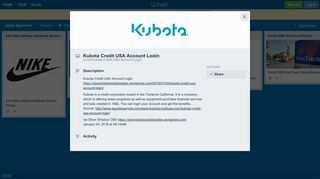 Kubota Credit USA Account Login on Josh Spencer - Trello