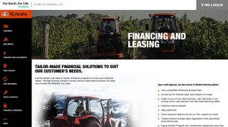 Kubota | Financing & Leasing