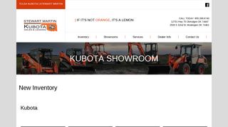 Kubota Showroom - Stewart Martin Equipment