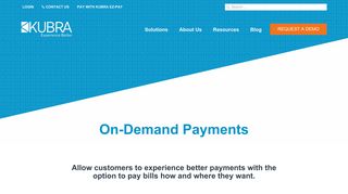 KUBRA EZ-PAY On-Demand Payments