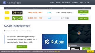 KuCoin Invitation Code - Get 20% Referral Bonus - How We Trade