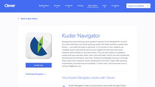 Kuder Navigator - Clever application gallery | Clever