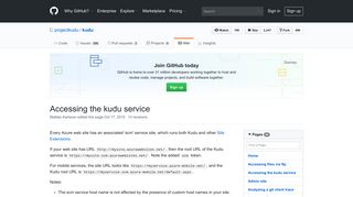Accessing the kudu service · projectkudu/kudu Wiki · GitHub
