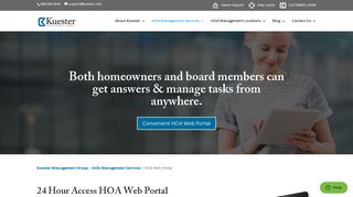 Access HOA Web Portal 24-7-365 - Kuester