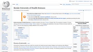 Kerala University of Health Sciences - Wikipedia