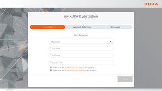 my.KUKA Registration