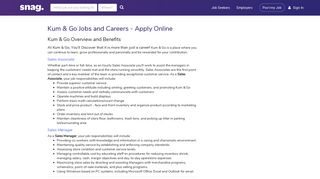 Kum & Go Job Applications | Apply Online at Kum & Go | Snagajob