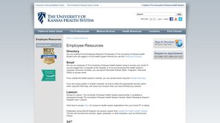 Employee Resources - The University of Kansas Health System