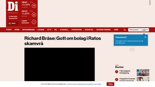 Richard Bråse: Ratos har svårt att övertyga - Dagens industri