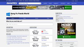 Kung Fu Panda World for PC - GameFAQs