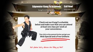 Kung Fu Sign Up | Edgewater, NJ - Edgewater Kung Fu Academy