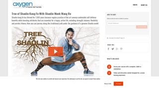Tree of Shaolin Kung Fu With Shaolin Monk Wang - AIM Fitness Network
