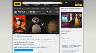 Kung Fu Panda (2008) - IMDb