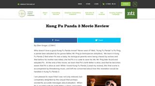 Kung Fu Panda 3 Movie Review - C.A.S.E. - Nurture, Inspire, Empower