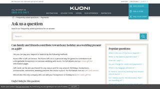 Frequently Asked Questions - Kuoni Travel