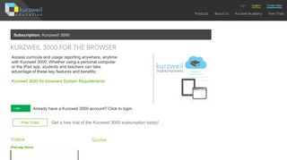 Kurzweil Education - Kurzweil 3000