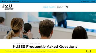 FAQs - KUSSS FAQs | JKU Linz