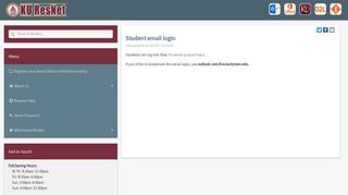 Student email login - ResNet - Kutztown University