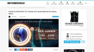Hands On With KUVO 3.0: Pioneer DJ's Social Network for Dance ...