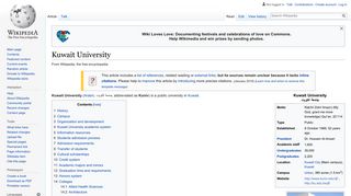 Kuwait University - Wikipedia