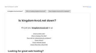 Is kingdom-kvcd.net down?