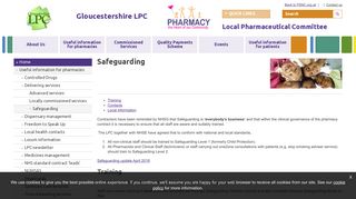 Safeguarding : Gloucestershire LPC - PSNC