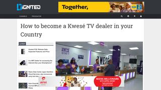 How to become a Kwesé TV dealer in your Country - Dignited