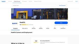 KwikFit Careers and Employment | Indeed.co.uk