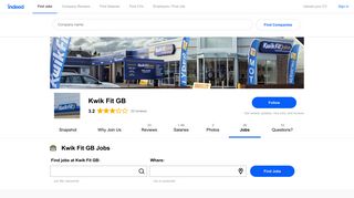 Jobs at Kwik Fit GB | Indeed.co.uk