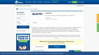 Latest Kwik Fit jobs - UK's leading independent job site - CV-Library.co ...