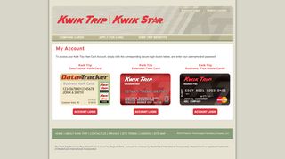 Account Login - Kwik Trip Fleet Fuel Card Programs