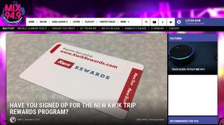 Have You Signed Up for the New Kwik Trip Rewards Program?