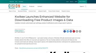 Kwikee Launches Enhanced Website for Downloading Free Product ...