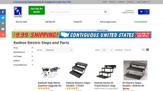 Kwikee Electric Steps and Parts for sale | PPL Motor Homes