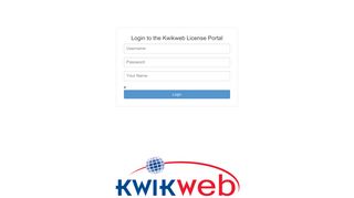 Kwikweb Franchise - Login - Kwikwap