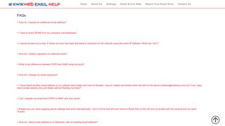 Kwikwap Email Help Website | FAQs | Email Help Support Kwikweb ...