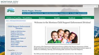 Child Support Enforcement Division - Montana DPHHS