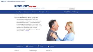 Retirement - KY Personnel Cabinet - Kentucky.gov