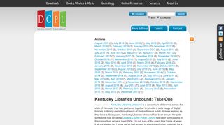 Kentucky Libraries Unbound: Take One – Daviess County Public ...