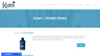 USA - Products - Kyani