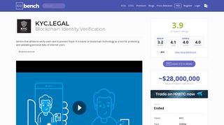KYC.LEGAL (KYC) - ICO rating and details | ICObench