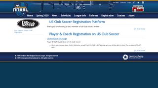 Northern New England Soccer League | Player & Staff Registration ...