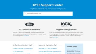 KYCK Support Center
