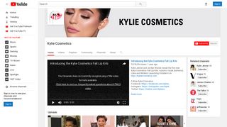 Kylie Cosmetics - YouTube
