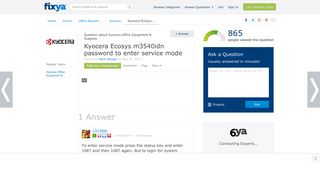 SOLVED: Kyocera Ecosys m3540idn password to enter service - Fixya