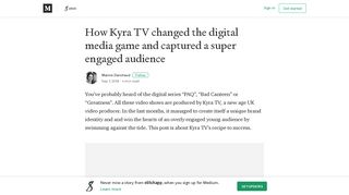 How Kyra TV changed the digital media game and captured a super ...