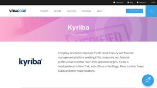 Kyriba | Veracode