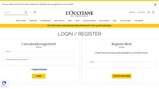 Login / Register | My AccountSign In - L'Occitane